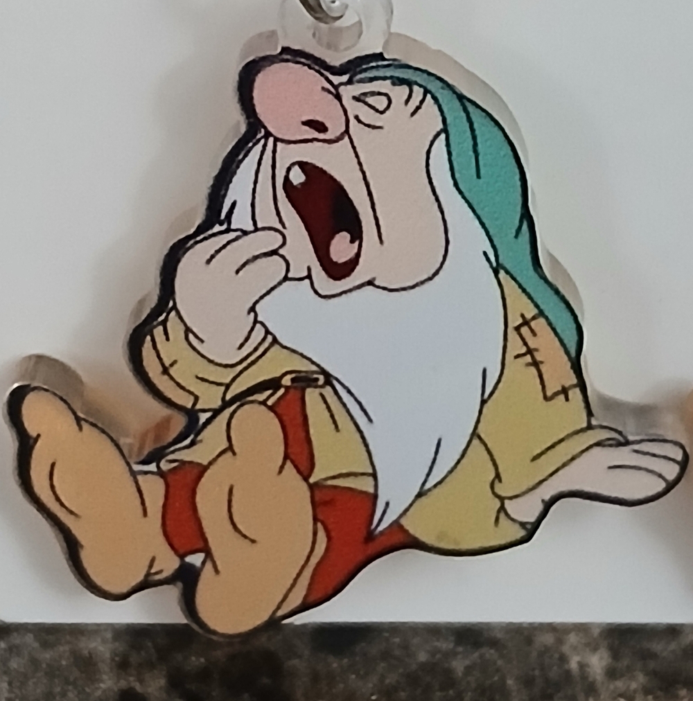 New Sleepy Dwarf Dangle Drop Earrings Snow White and the 7 Dwarfs Disney